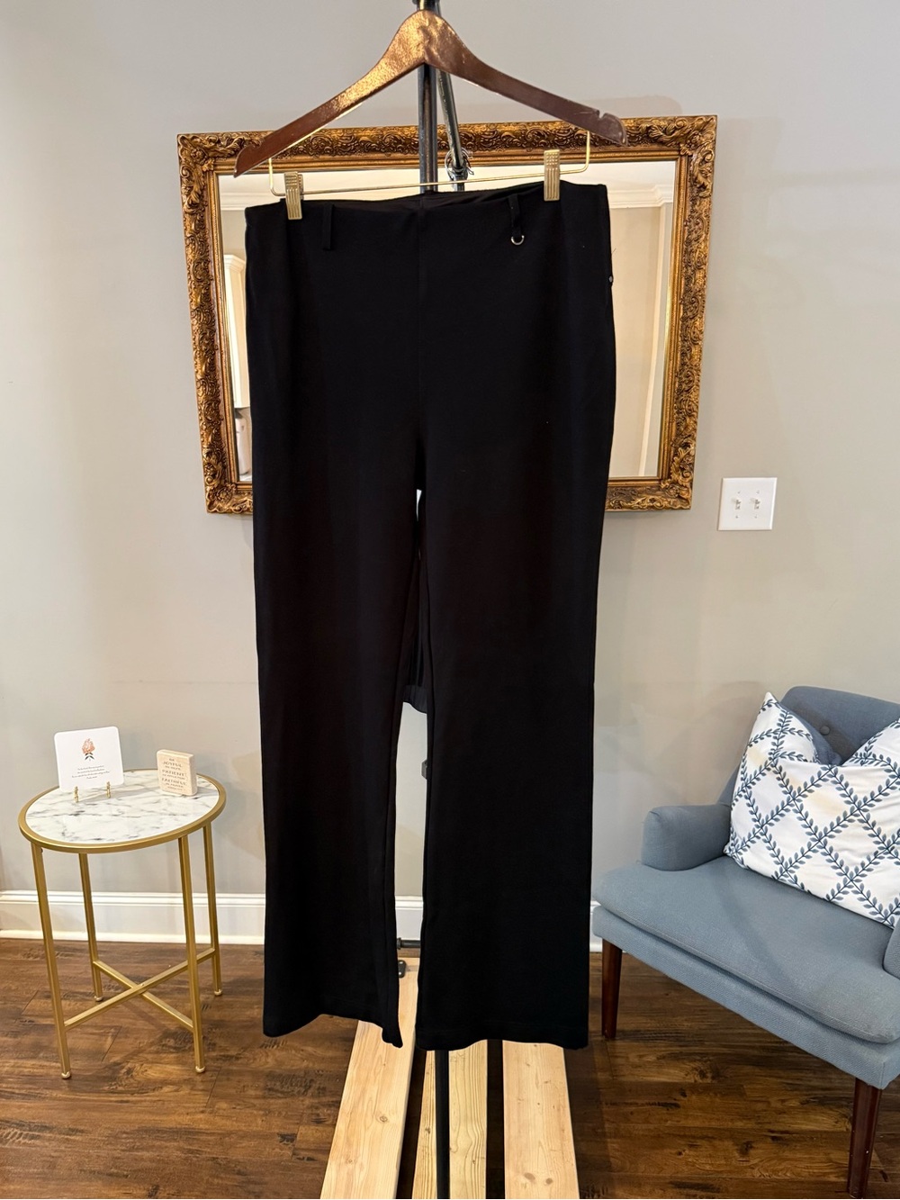 Lysse Black Straight-Leg Pants